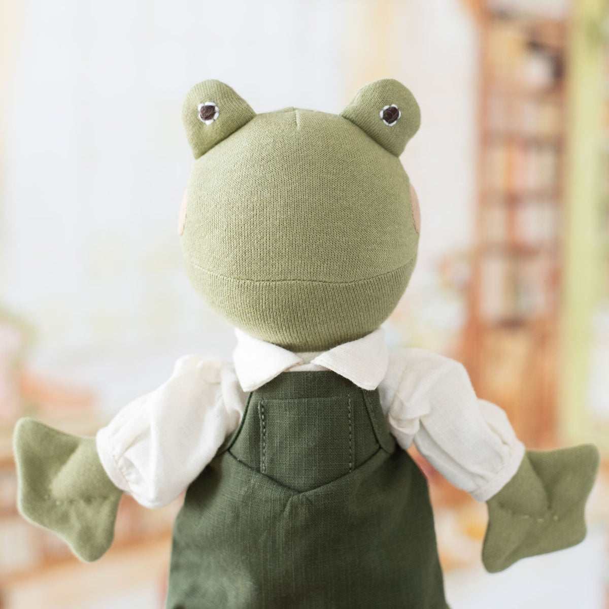 Linden Leaf Doll Overalls