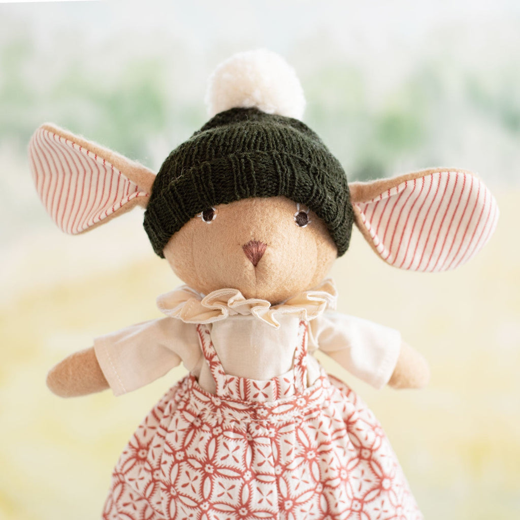 Evergreen Knit Doll Hat