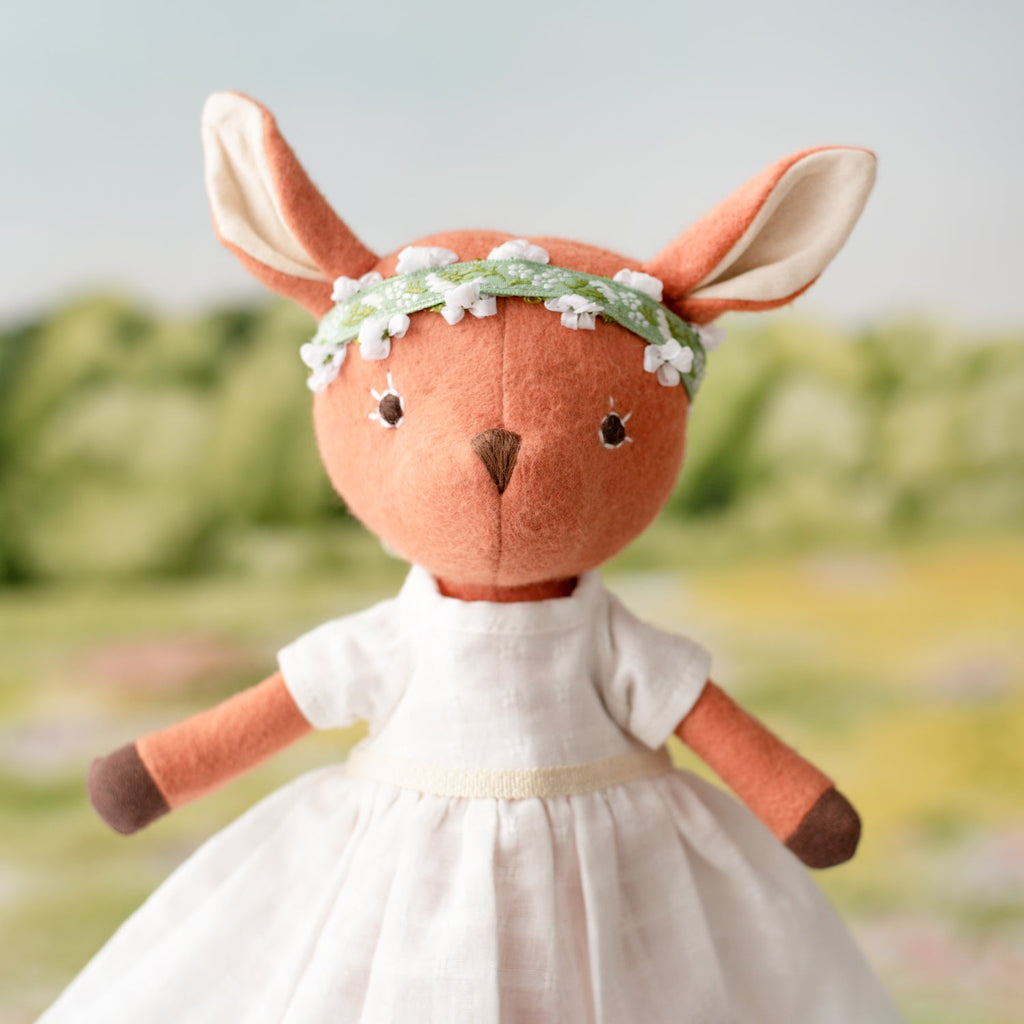Floral Ribbon Crown