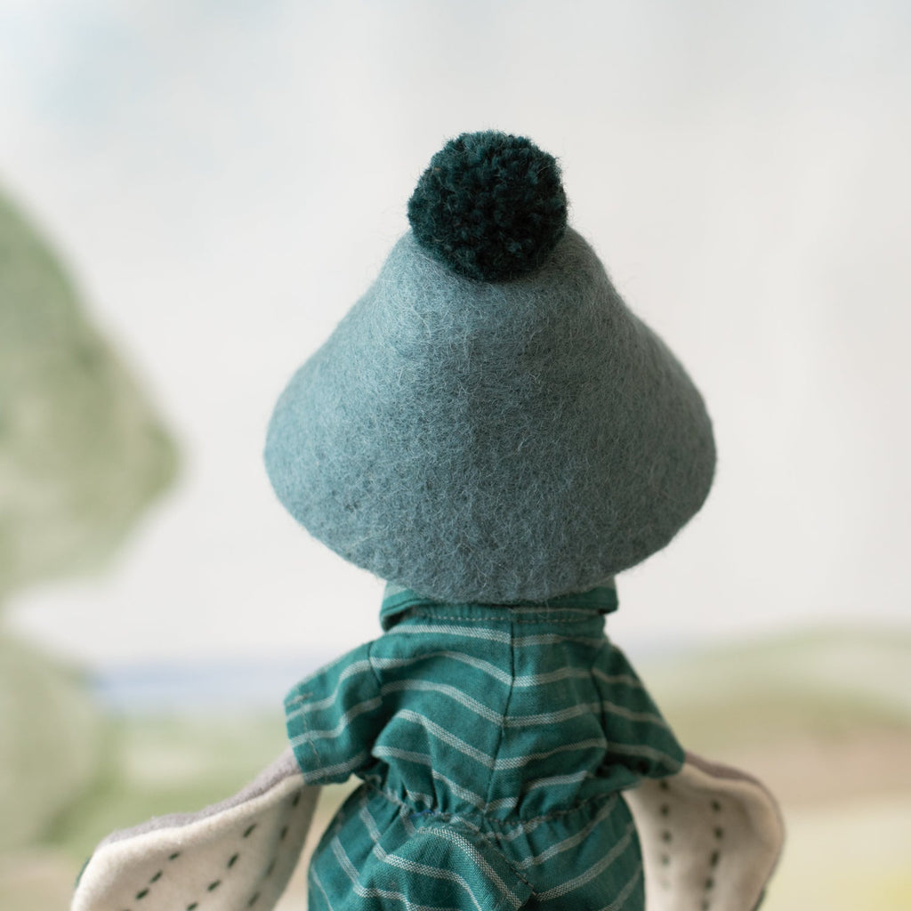 Pompom Felt Doll Hat