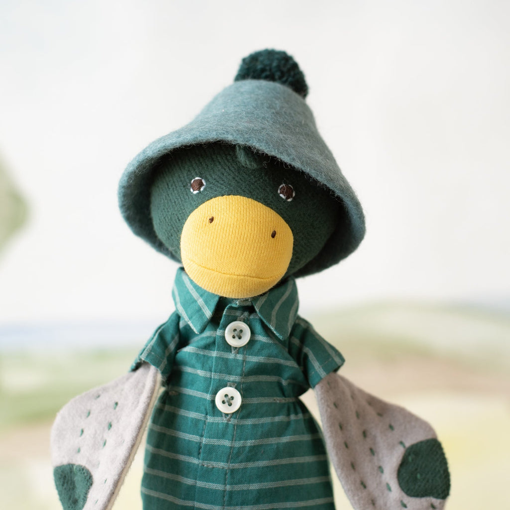 Pompom Felt Doll Hat