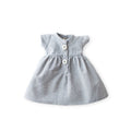 Blue Oxford Play Dress