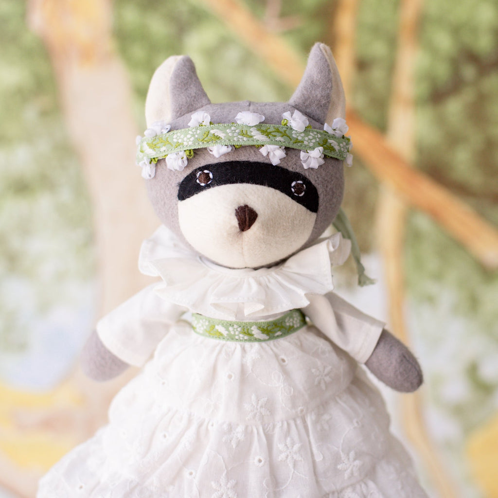 Ruffled Eyelet Doll Skirt
