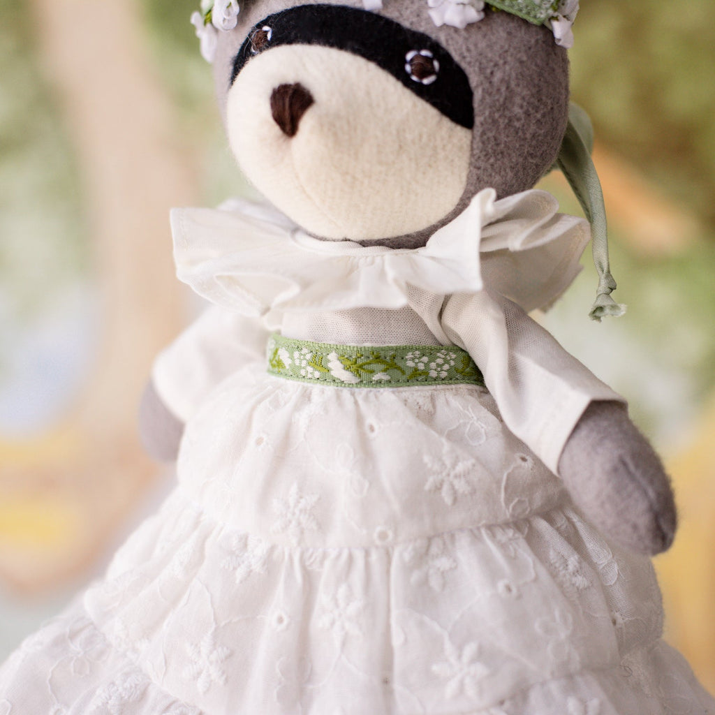Ruffled Eyelet Doll Skirt