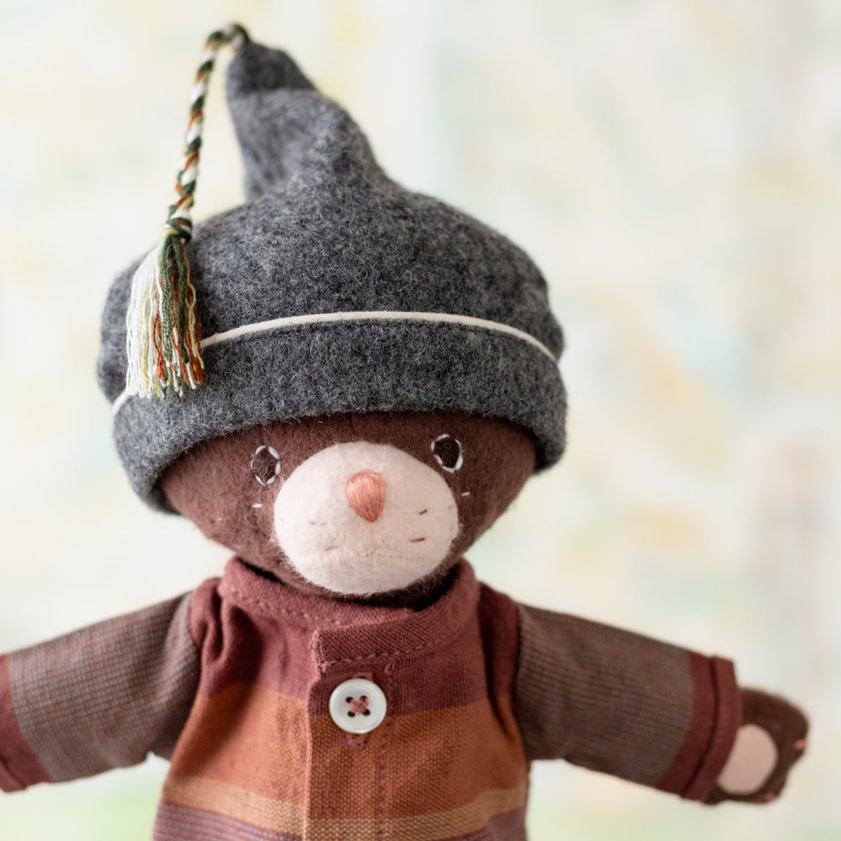 Tassel Doll Knit Hat
