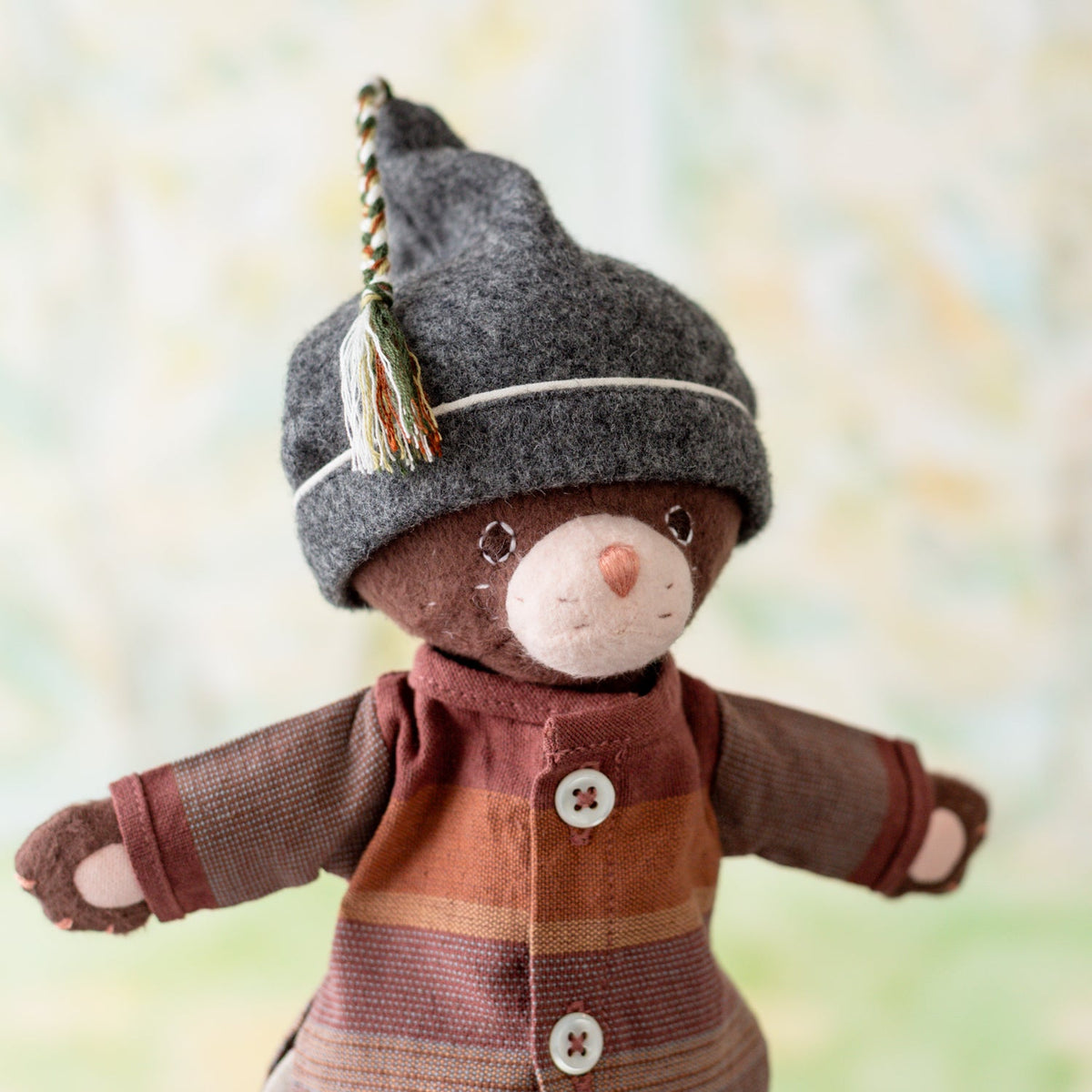 Tassel Doll Knit Hat