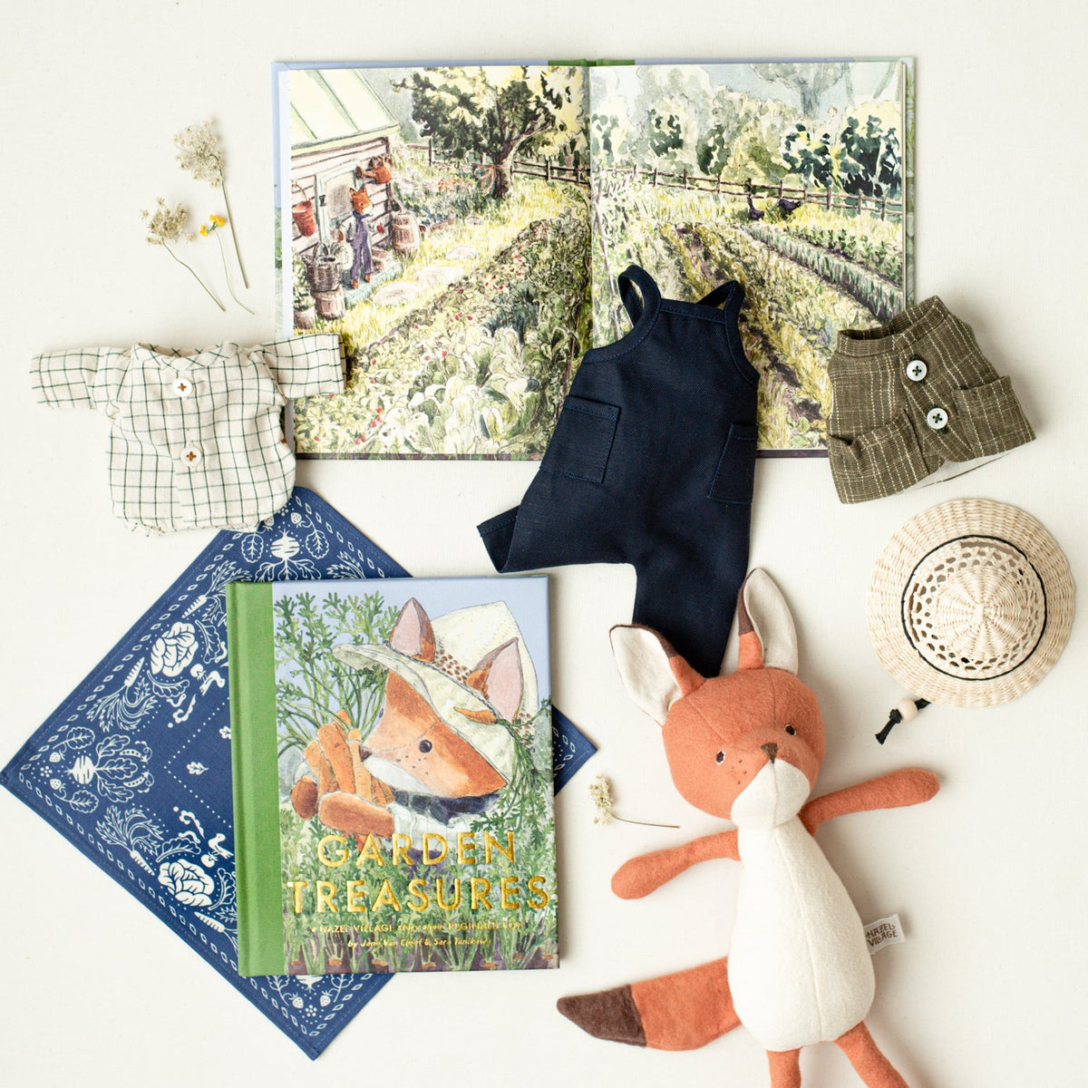 Openwork Straw Doll Hat