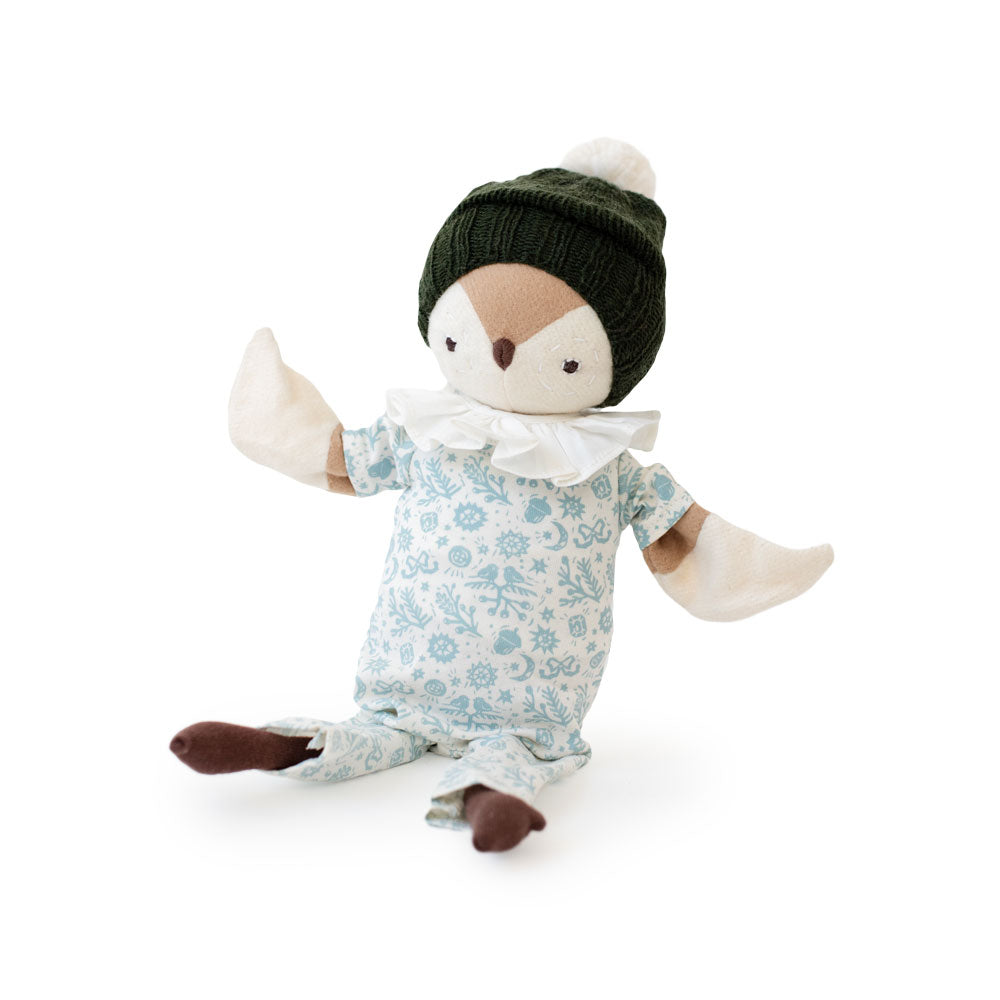 Evergreen Knit Doll Hat