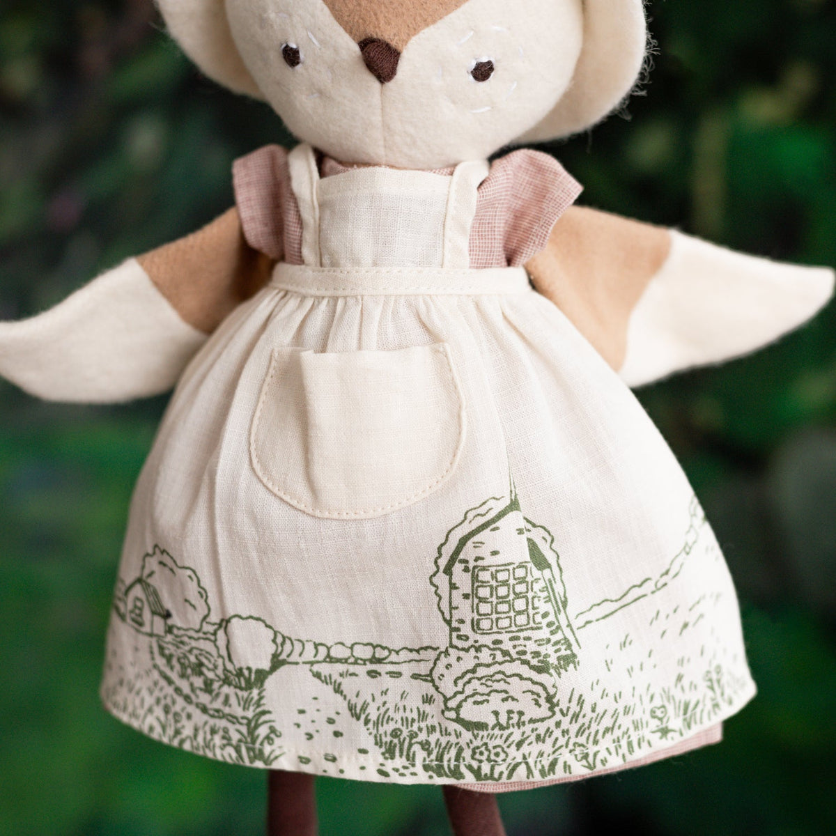 Village Stroll Apron Dress